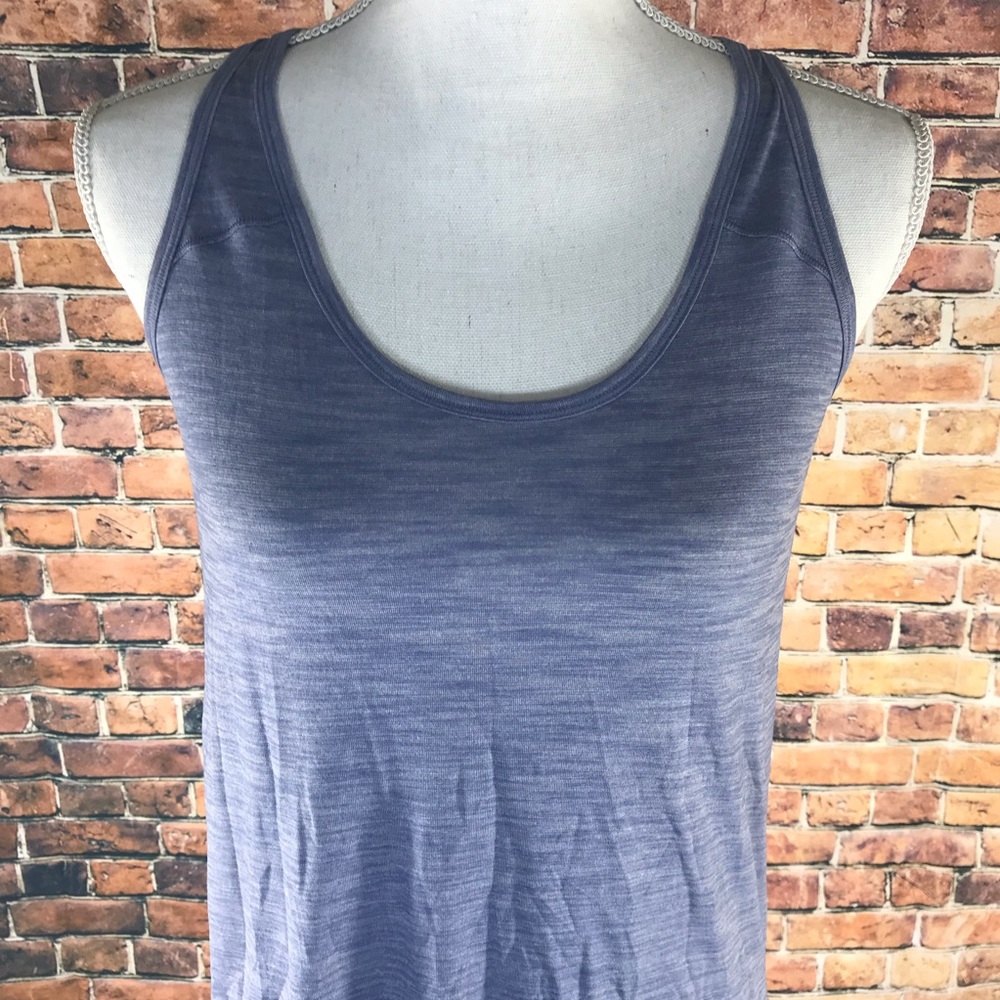 NWT lululemon essential tank heathered purple top - Picture 5 of 7